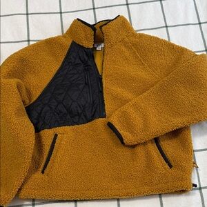 JoyLab Mustard and Black Women's Sweater